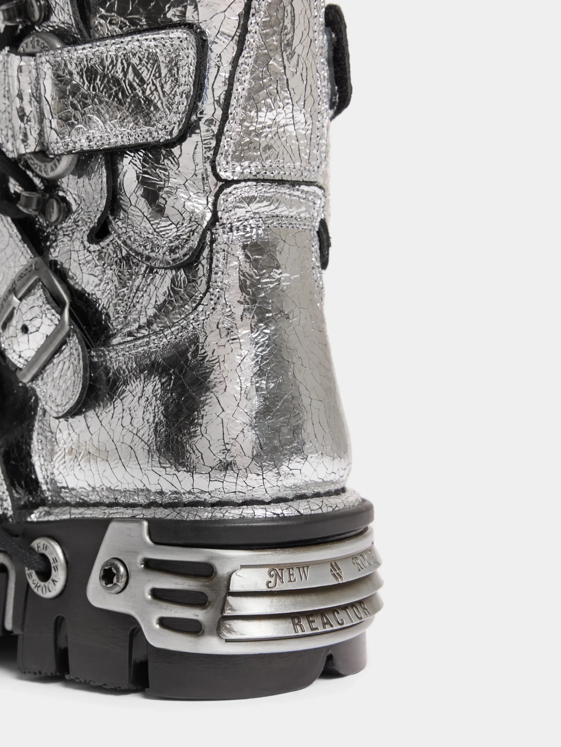 x NEW ROCK SILVER BOOTS | Rabanne Flash Sale