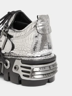 x NEW ROCK SILVER SHOES | Rabanne Discount