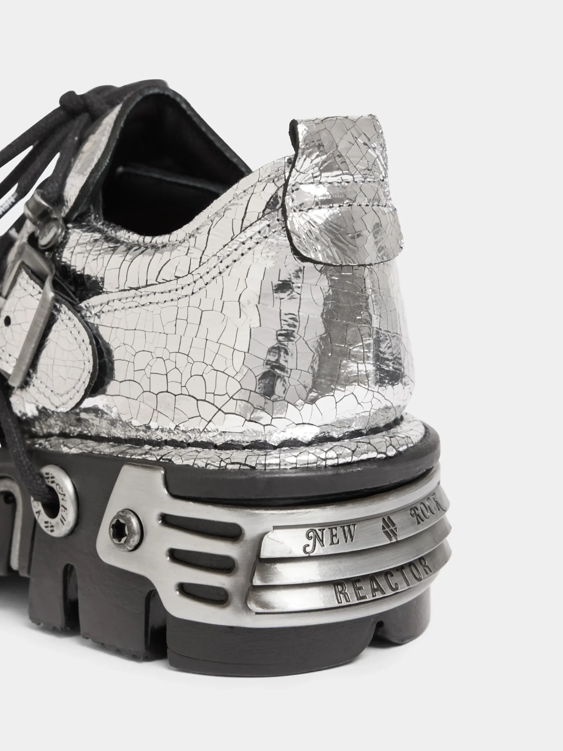 x NEW ROCK SILVER SHOES | Rabanne Discount
