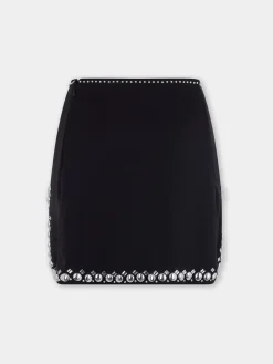 SATIN MINI SKIRT | Rabanne Online