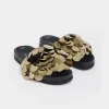 sequin-embellished slides | Rabanne Shop
