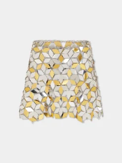 Short sparkle discs rhombic skirt | Rabanne Discount