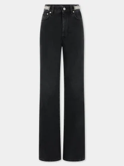 Signature black jeans with 1969 discs | Rabanne Cheap