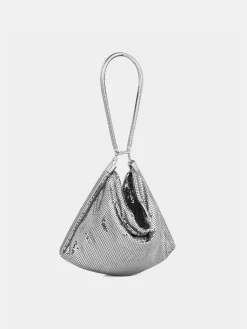 Silver chainmail pocket bag | Rabanne Online