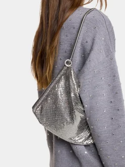 Silver chainmail pocket bag | Rabanne Online
