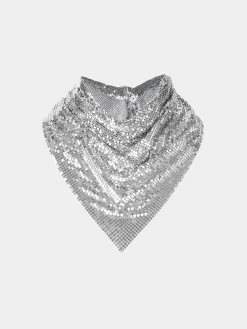 Silver chainmail Scarf | Rabanne Hot
