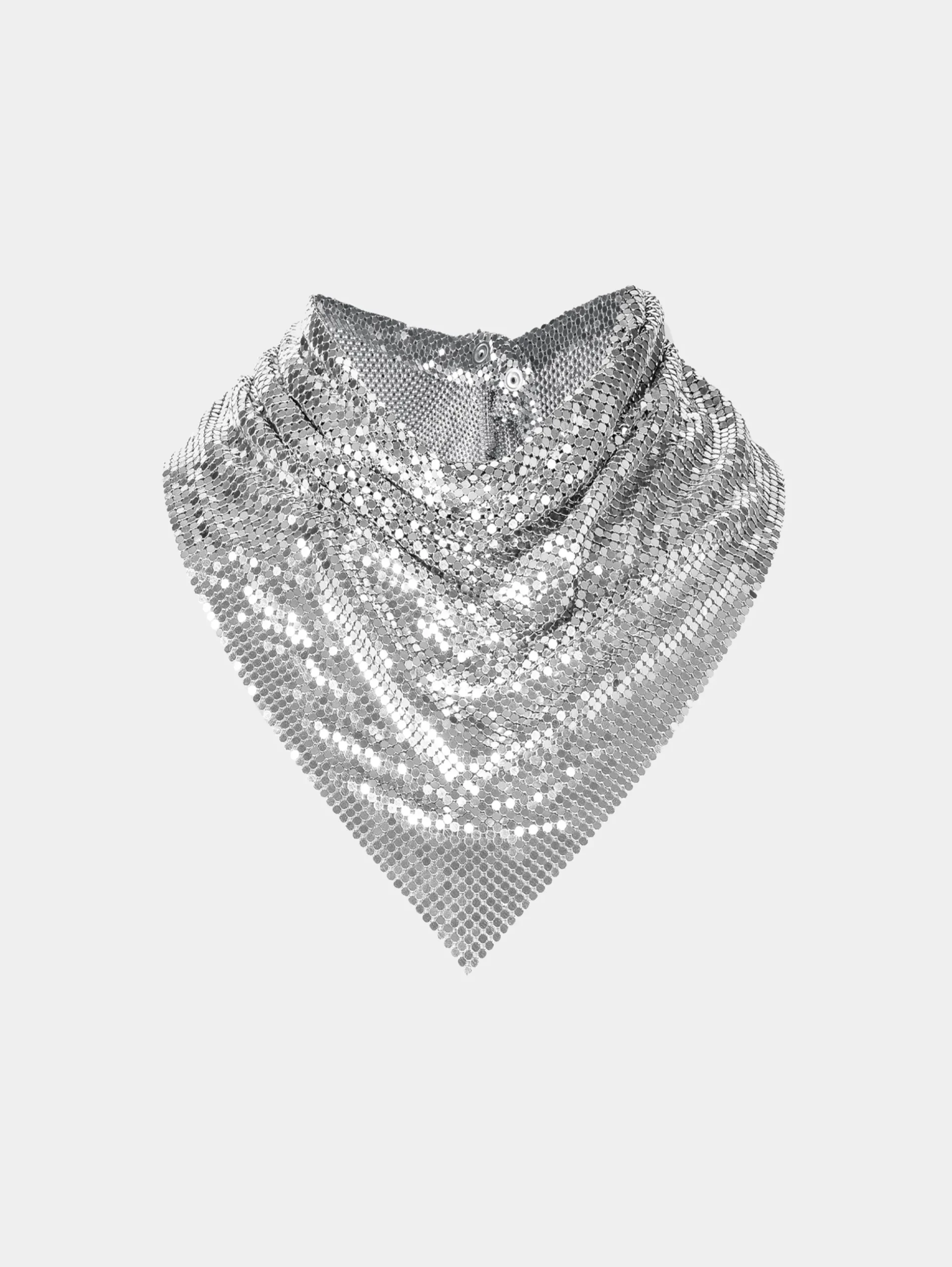 Silver chainmail Scarf | Rabanne Hot