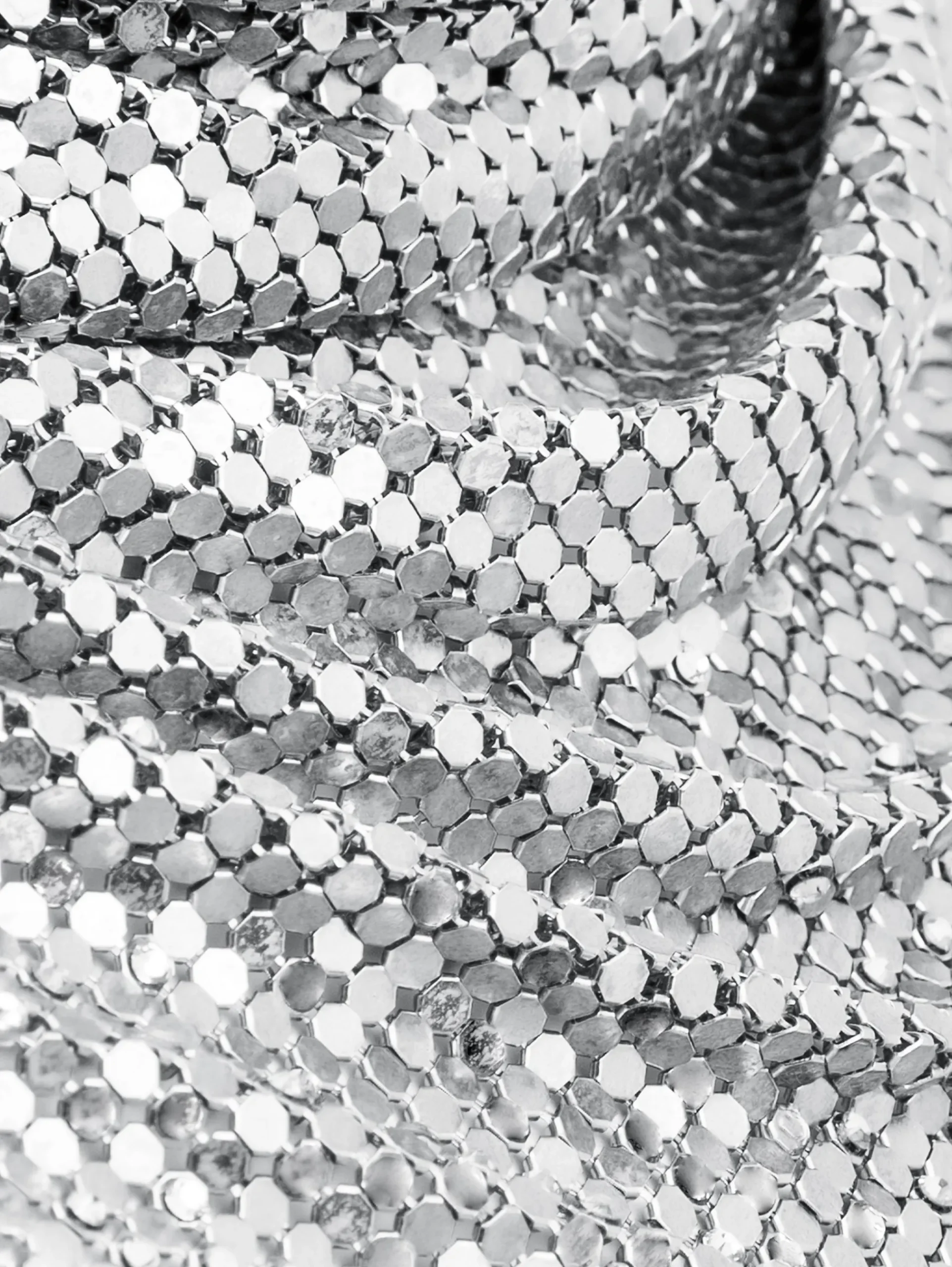 Silver chainmail Scarf | Rabanne Hot