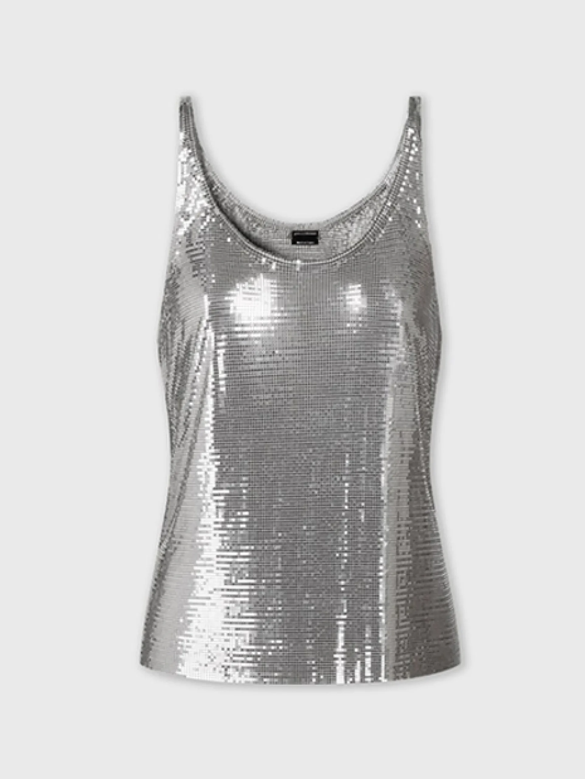 Silver chainmail top | Rabanne New