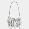 1969 SILVER MOON BAG METALLIC LEAVES | Rabanne Online