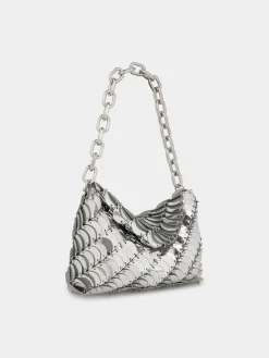 Silver Paco clutch Bag | Rabanne Shop