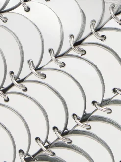 Silver Paco clutch Bag | Rabanne Shop