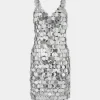 Silver sparkle discs dress | Rabanne Clearance