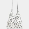 silver sparkle discs Large bag | Rabanne New