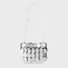 silver Sparkle discs nano bag | Rabanne Best