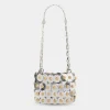SILVER SPARKLE NANO SPHERE BAG | Rabanne Sale