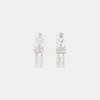 SILVER STRASS EARRINGS | Rabanne Discount