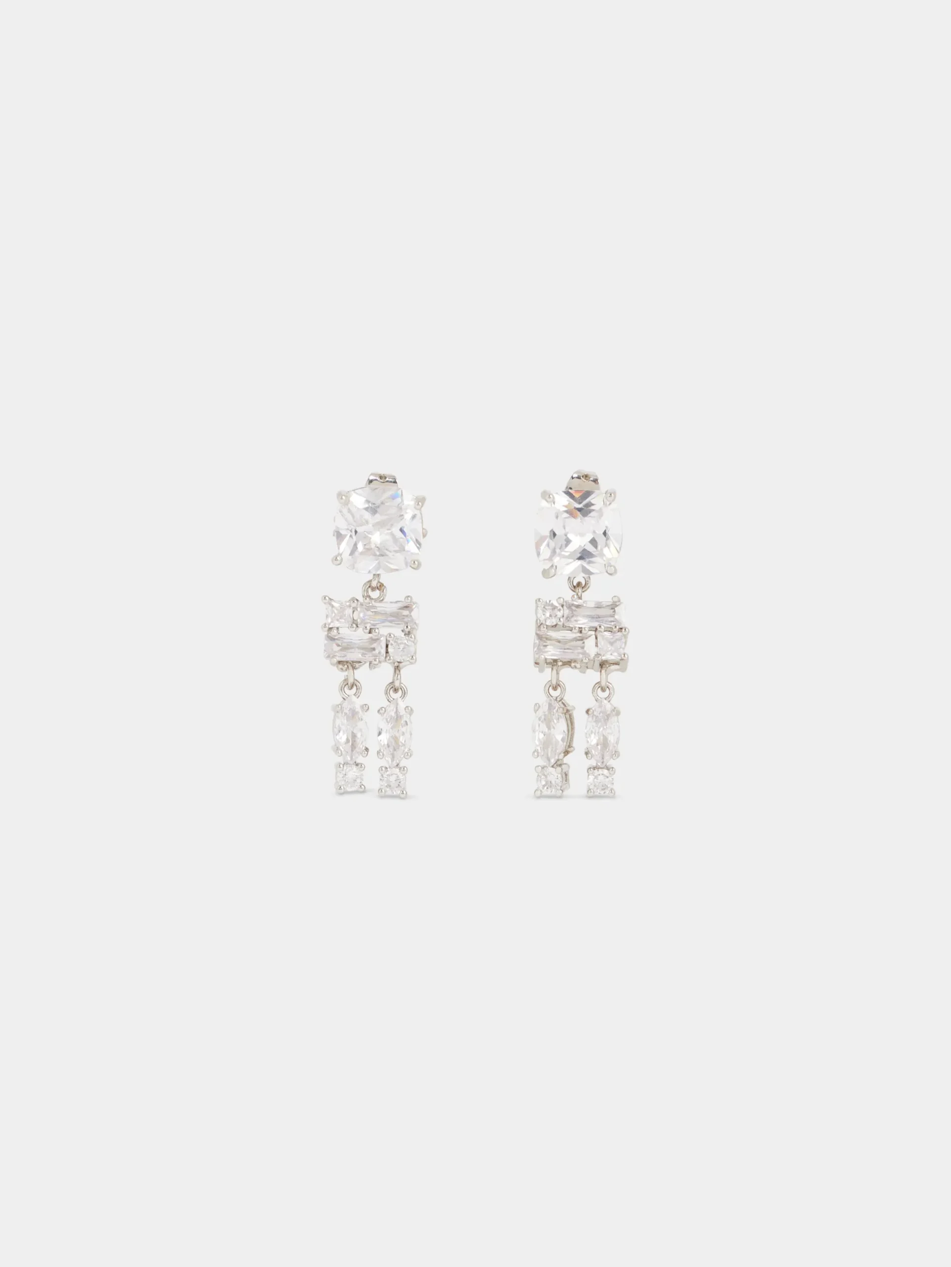 SILVER STRASS EARRINGS | Rabanne Discount