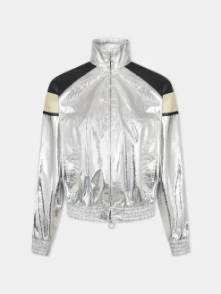 Silver turtleneck jacket | Rabanne Flash Sale
