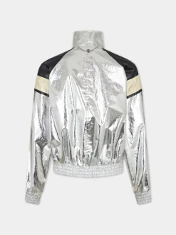 Silver turtleneck jacket | Rabanne Flash Sale