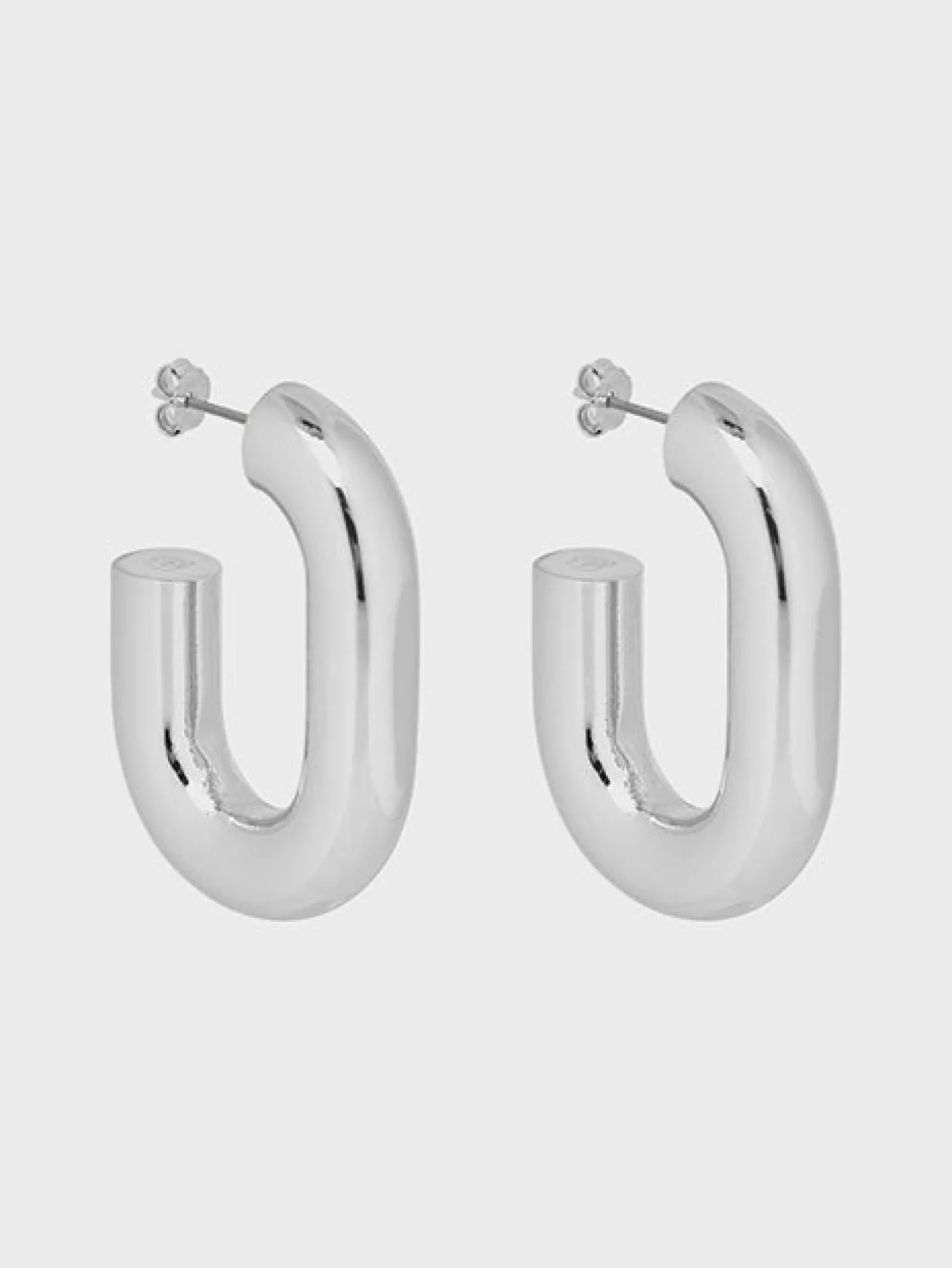 Silver XL Link Earrings | Rabanne Clearance