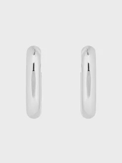 Silver XL Link Earrings | Rabanne Clearance