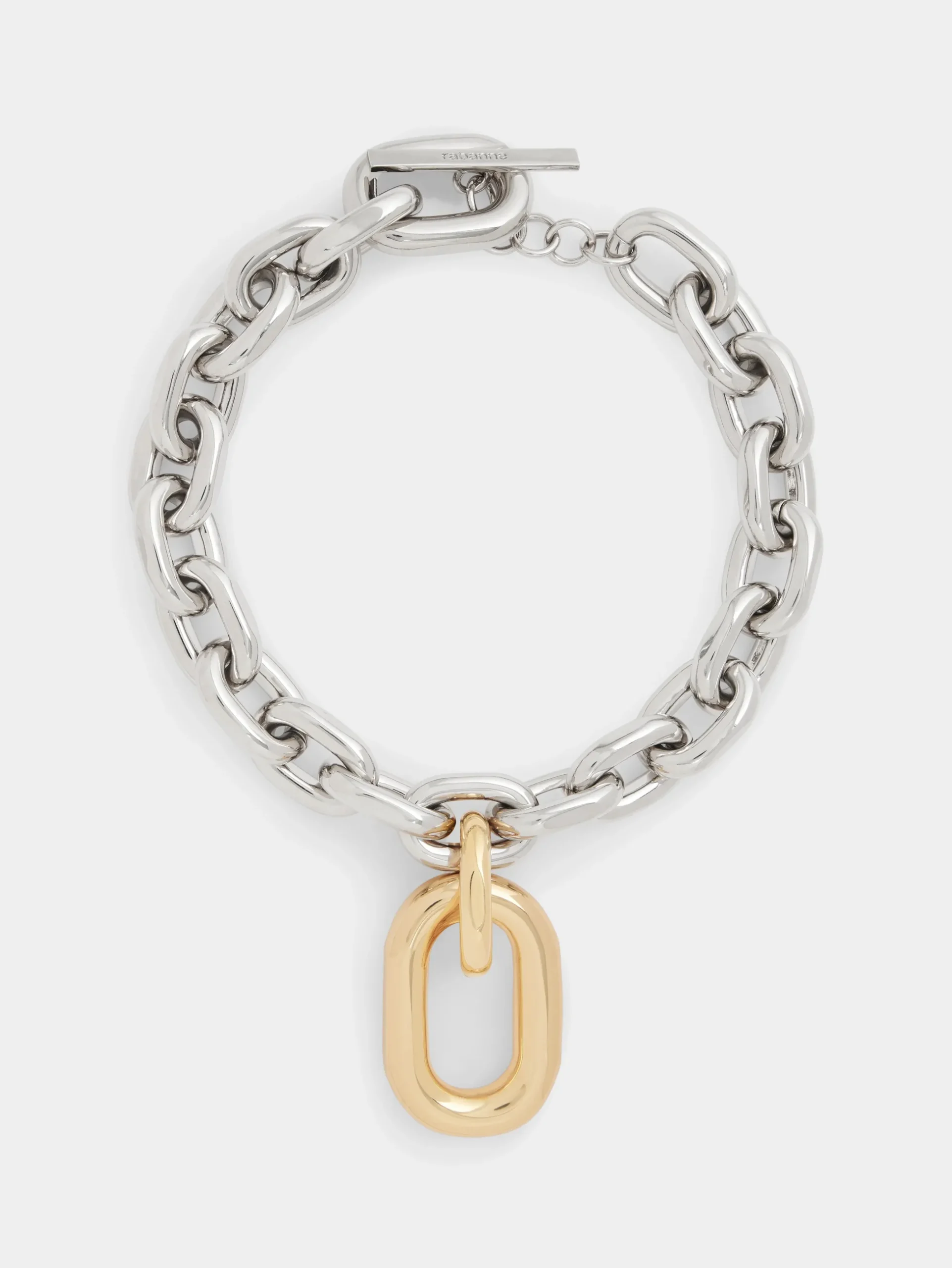 SILVER/GOLD XL LINK NECKLACE | Rabanne Online