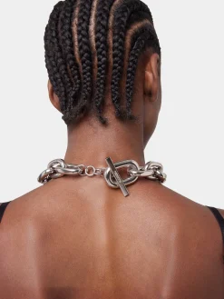 SILVER/GOLD XL LINK NECKLACE | Rabanne Online