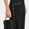 Small Black bucket Paco bag in leather | Rabanne New