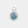 Small Oval charm with aquamarine crystal | Rabanne Flash Sale