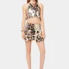 Sparkle discs rhombic crop top | Rabanne Clearance