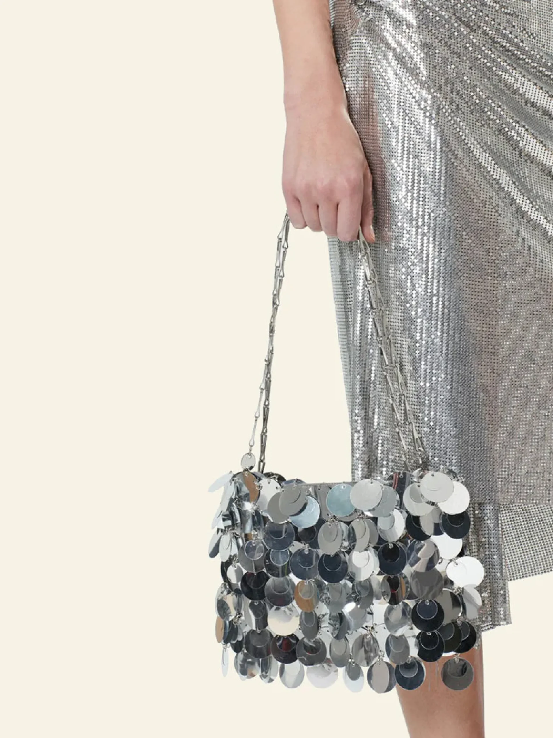Sparkle discs Silver Bag | Rabanne Best