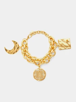 Sun date bracelet with fantasy medals | Rabanne New