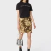 The gold sparkle discs skirt | Rabanne Cheap
