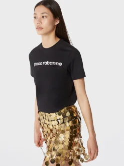 The gold sparkle discs skirt | Rabanne Cheap