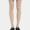 TIGHTS IN EMBROIDERED JERSEY | Rabanne Outlet
