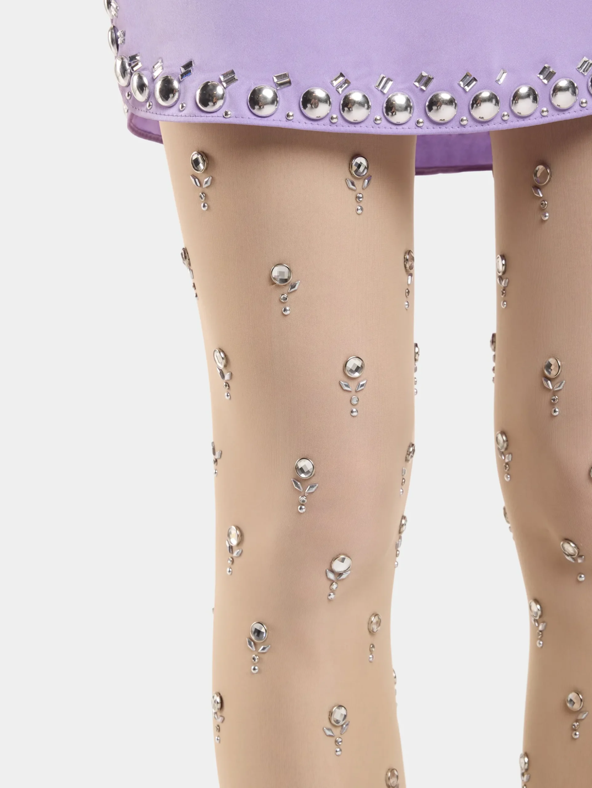 TIGHTS IN EMBROIDERED JERSEY | Rabanne Outlet