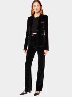 Velvet pants with crystal detail | Rabanne Cheap