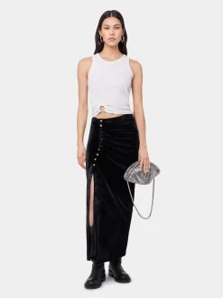 White Tank Top with signature piercing | Rabanne Best Sale