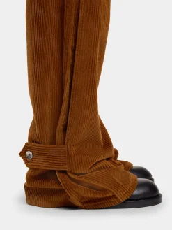 WIDE-LEG PANTS IN CORDUROY | Rabanne Store