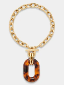 XL LINK TARTARUGA NECKLACE | Rabanne Sale