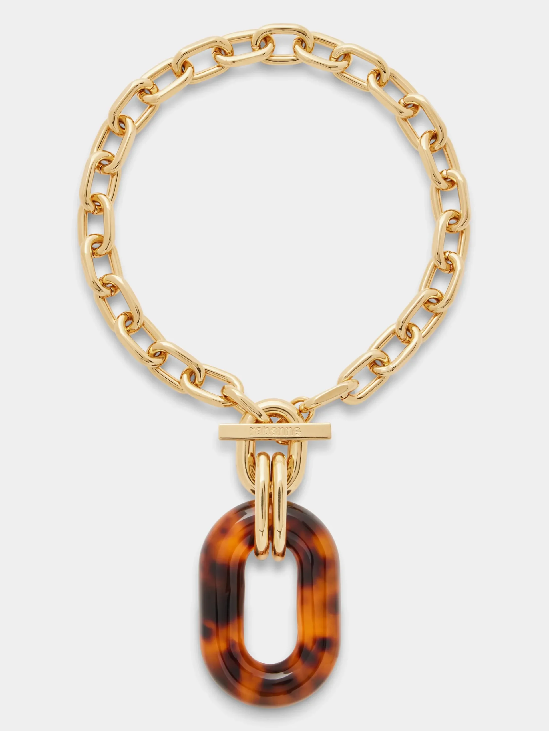 XL LINK TARTARUGA NECKLACE | Rabanne Sale