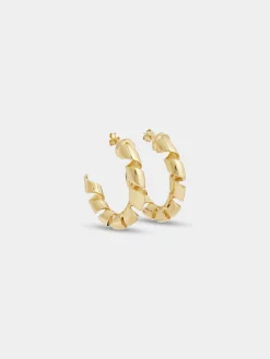 XL Link Twist Hoops | Rabanne Best